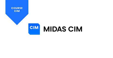 midas cim tutorial|1. Understanding of MIDAS CIM.